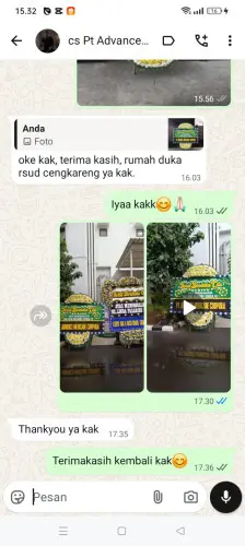 Testimonial Papan Bunga Pernikahan wargamekar